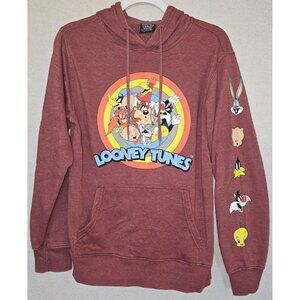 Looney Tunes Hoodie Jacket Long Sleeve Unisex Size Small